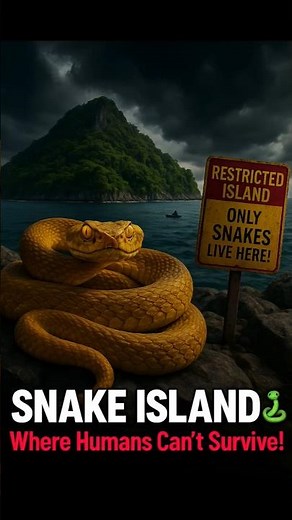The Deadly Snake Island No One Dares to Visit #shorts