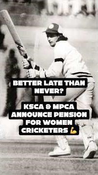 KSCA & MPCA Announce Pensions for Women Cricketers | But Why So Late? | Full Breakdown 🫡