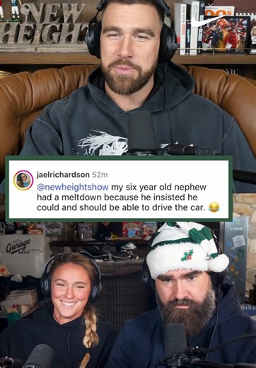 The Kelces know a thing or two about 6 year olds driving a car @Nike | car driving