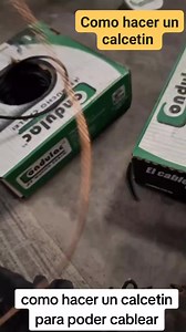 Como hacer un calcetin para cablear #chalanes #Electricista | Camaarena electrificaciones y proyectos