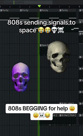 808s sliding to the moon #beat #fyp #foryou #music #foryoupage #rap #808