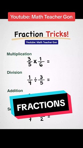 Fraction Trick for Adding Fractions | Math Education
