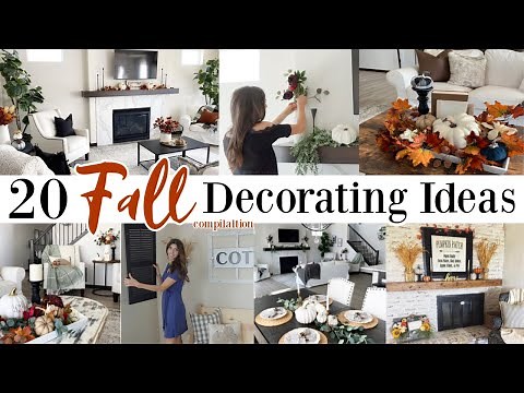 20 FALL DECORATING IDEAS / Simple & Affordable Fall Decorating Ideas + Styles