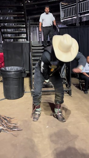 Bull Rider's Perfect Sync Warm-Up Routine at Arizona Ridge Riders Days