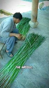 How to Make a Traditional Grass Mat from Scratch 🌿 | Handmade Village Craft