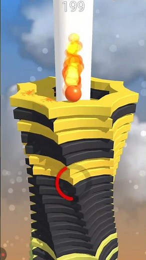 Satisfying Helix Jump Gameplay 🤯#helixjump #helixjumpgame #gamingshorts