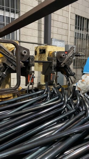 7K views · 60 reactions | Make in China Automatic bending process of iron pipe #process #factory #machine #factory #processing #grill #technology #industrial #manufacturer #producer | TIM inside the factory | Facebook