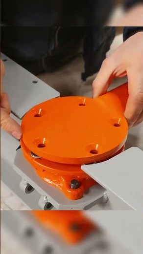 An Incredible DIY Project Made From a Channel Bar and a Car Hub That Turns an Angle Grinder into ...