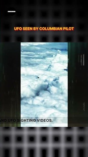 Immagini scioccanti: un misterioso UFO ripreso dalle telecamere di un pilota colombiano! #shorts