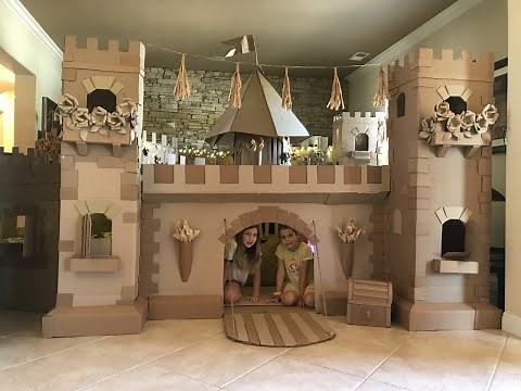 Amazing Cardboard Castle!!