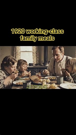 A day of meals in a 1920s working-class household.