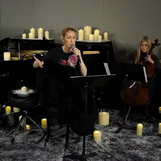 Celine Dion singing a GORGEOUS Christmas performance LIVE