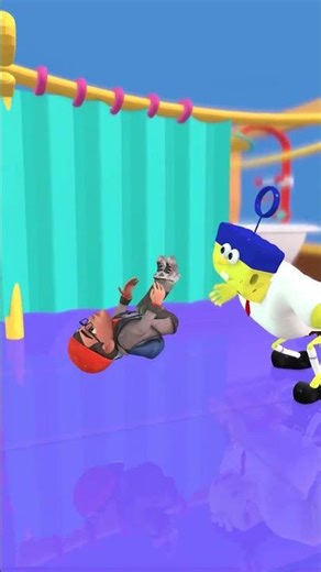 Nick vs Spongebob and Rumi, What game are they playing?