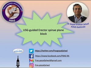 Erector spinae plane block (ESP block) AT THORACIC LEVEL