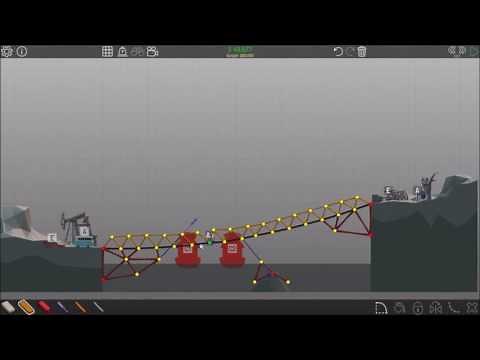 Poly Bridge Desert Winds 2-9 Sloped Drawbridge