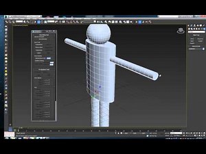 3dsmax 骨架(bones)建立及綁定(Skin)基礎練習(二) 人形綁定