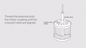 KICHLER Tide 52 in. Indoor/Outdoor White Downrod Mount Ceiling Fan with Integrated LED with Remote Control 310075WH