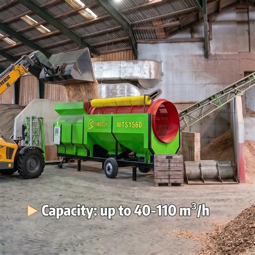 Compost Trommel Screen for Sale | Mulch & Topsoil Screener WTS1560