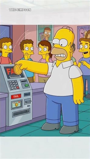 Bro Get Rejected By a Machine #thesimpsons