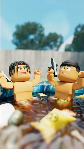 When Boys Get The Swimming Pool Dirty #shorts #roblox | The Prince Family Clubhouse