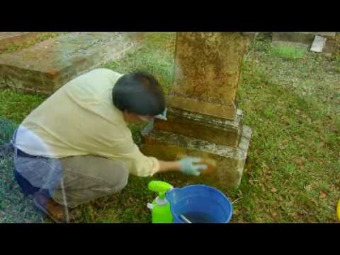 How to Clean a Stone Grave Marker