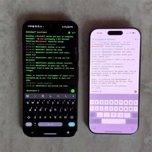 Everyone going nuts about Divine but @jack has had an INSANE crypto project FOR MONTHS!!!BitChat lets you talk and send bitcoin without internet connection, by using other users as nodes.HOW HAS THIS NEVER RUN????
