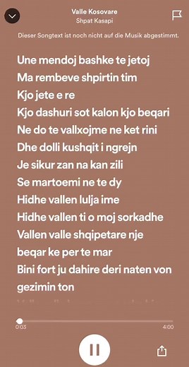 Albanian Music and Dance: Kang Dhe Valle