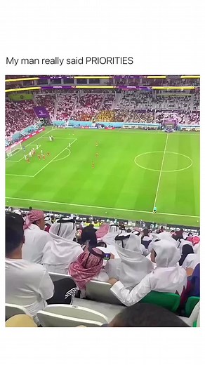 He was definitely forced to go to the game by his friends 😂