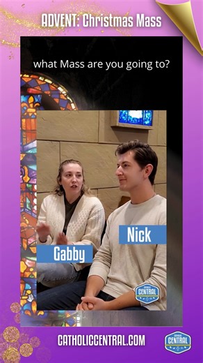 4 Days to Christmas (4th Sunday of Advent): 🌟 Nick and Gabby talk Christmas Mass picks; Kai and Libby walk you through “The Mass” itself. ▶️ Watch: https://www.catholiccentral.com/catholic-central-episodes/themass 💬 Vigil, Midnight, or Christmas Day — which one do you go to? | Catholic Central