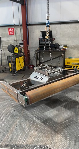 Homemade Excavator Grading Beam for Precise Landscaping | UK Manufacturing