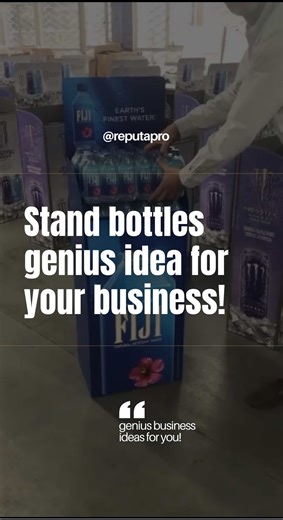 Retail visibility drives sales more than advertising. This spring-loaded display keeps products perfectly front-faced and always full — without staff intervention. When one bottle is taken, another rises instantly. No gaps. No messy shelves. No lost attention. That’s why brands like Fiji, Heinz, Liquid Death, and Nescafé use it in high-traffic retail environments. It’s not just a stand. It’s engineered shelf positioning. If this doesn’t exist in your market yet, that’s the opportunity. Like this