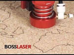 CO2 Laser Cut Cork World Map