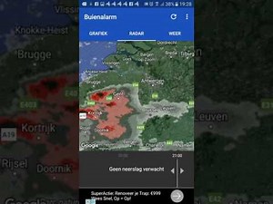 CERN WEATHER manipulation CONTROL Buienradar watch
