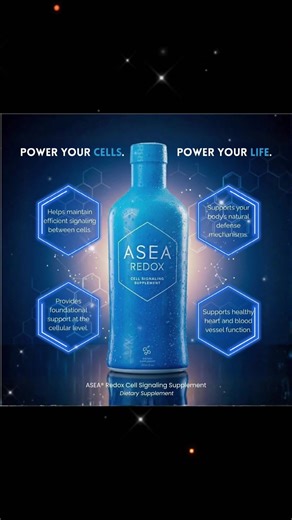 ✨ ASEA® Redox Supplement ✨ Not just another supplement. A cellular foundation. Most wellness products focus on adding something to the body. ASEA focuses on supporting what your body already knows how to do. At the core of human health is cellular communication. Every second, your cells send signals that influence protection, repair, adaptation, and balance. As we age or face daily stress, that signaling efficiency can decline. ASEA is formulated with stabilized redox signaling molecules designe