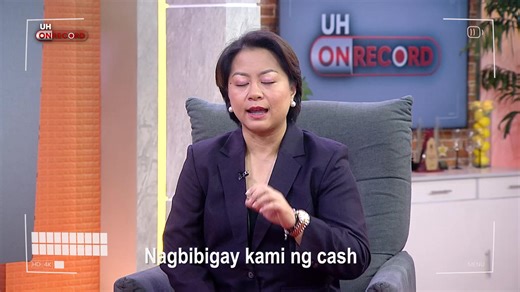 UH ON RECORD mula kay DSWD Asec. Irene Dumlao: “Hindi natin pino-promote ang katamaran…bagkus, tinutulungan po natin at ini-empower ‘yung mga mahihirap nating kababayan.” ‘Yan ang pahayag ni Asec. Dumlao sa komento ng ilan na bine-baby ng estado ang mga mahihirap at nirereward ang katamaran sa 4Ps beneficiaries. Sinagot niya rin ang mga tanong tungkol sa proseso ng pagkuha ng Guarantee Letters o GL sa DSWD kung saan maaaring makakuha ng hanggang P150,000 na medical assistance. Panoorin ang video
