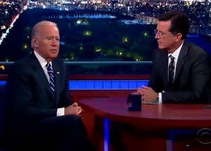 Joe Biden and Stephen Colbert Both Got Emotional in a Candid Interview About Grief