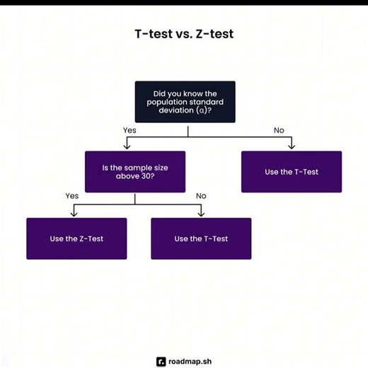 Galat Test = Wrong Result 😳 | T-Test vs Z-Test Explained in 30 Sec!