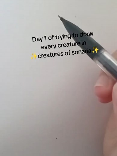 My First Drawing of Creatures of Sonaria