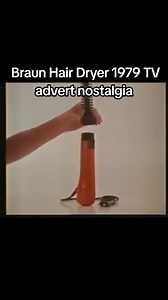 Braun Hair Dryer 1979 TV advert nostalgia #nostalgia #tv #advert #commercial #braun #hairdryer #hairstyle #hair #electronics #technology #retro #vintage #1979 #70s #hairdresser #childhood #childhoodmemories | Nostalgia Wizard