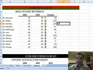 Excel Video 50 Icon Sets, Part 1