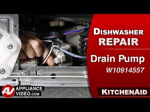 KitchenAid Dishwasher - Burning Smell - Drain Pump Repair and Diagnostic