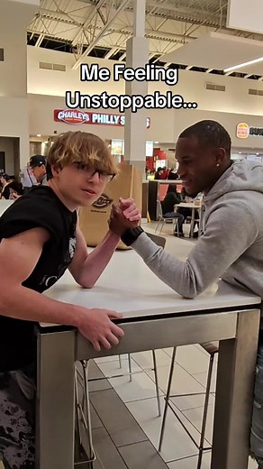 Unstoppable Arm Wrestling Power with Grown Man Strength