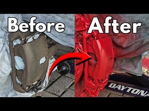 How To Spray Paint Brake Calipers Like a PRO | EASY DIY METHOD !