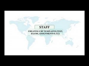Computer Based Test part1 (Creating a CBT template)