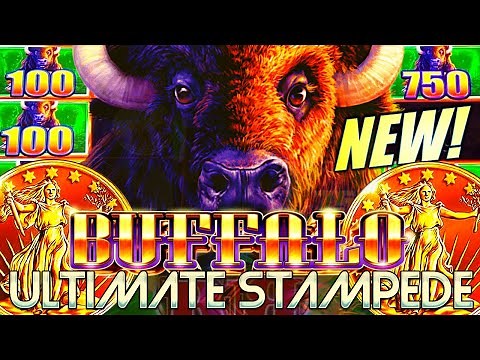 ★NEW SLOT!★ BUFFALO ULTIMATE STAMPEDE 🦬 GET THAT BONUS!! Slot Machine (ARISTOCRAT GAMING)
