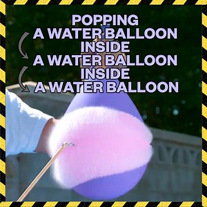 452K views · 976 reactions | Amazing effect from nested balloons with water IN SLOW MOTION! | The King of Random | Facebook