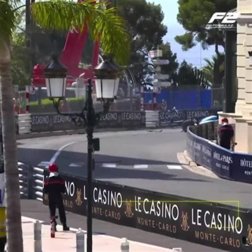 Jack Doohan crashes out of Formula 2 race in Monaco