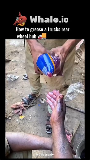 Trend on Instagram: "The post shares a 63-second video tutorial from @HowThingsWork_ , demonstrating mechanics manually packing truck rear wheel bearings with pink grease by hand to distribute it evenly into rollers and races before reassembly. This method lubricates tapered roller bearings to minimise friction and heat in heavy-duty applications, where improper greasing can lead to failures carrying loads over 10 tonnes per axle. Viewer replies debate the technique's efficacy, noting manual pac