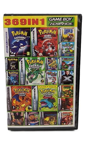 Game Boy Advance GBA 369 in 1 Game Multi Cartridge With Box USA SELLER - Etsy UK