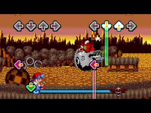 Friday Night Funkin' Burning Mockup Animation - Playable | VS Sonic.Exe 2.5/3.0 (FNF Mod/Hard/Sonic)